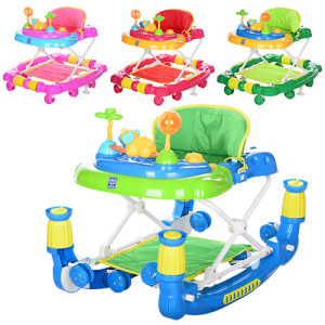 Ходунки детские Bambi  M 3464, с качалкой, со стопором